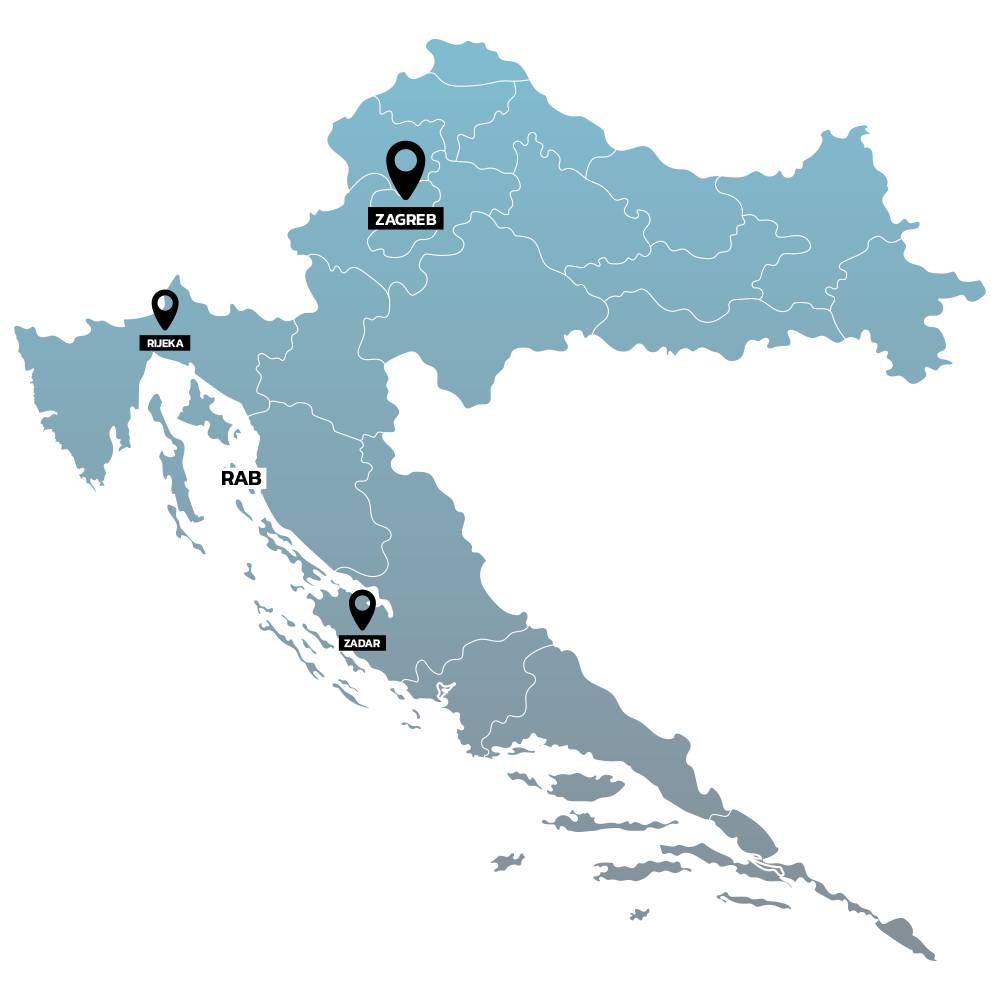 haus kaufen kroatien | Übersicht Lage Rab